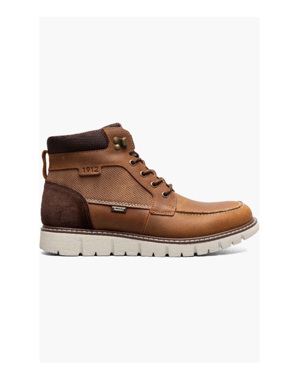 Nunn Bush Karnak Water Resistant Moc Toe Boots Tan Ch Men’s Size 12 - Picture 3 of 14